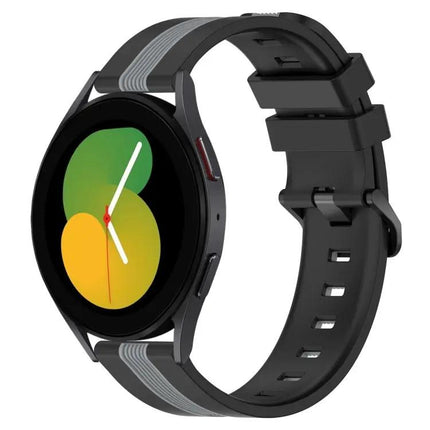 20mm Two-Tone Silicone Watch Band for Galaxy Watch5/5 Pro