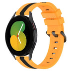 For Samsung Galaxy Watch5 40mm / Yellow+Black