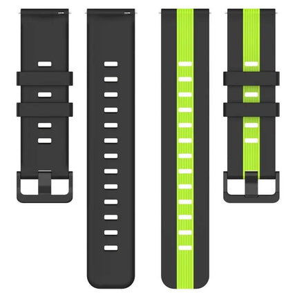 20mm Two-Tone Silicone Watch Band for Galaxy Watch5/5 Pro