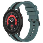 For Samsung Galaxy Watch5 Pro 45mm / Green+Black