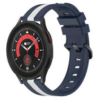 For Samsung Galaxy Watch5 Pro 45mm / Blue+White