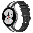 For Samsung Galaxy Watch4 40mm / Black+White