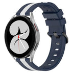 For Samsung Galaxy Watch4 40mm / Blue+White