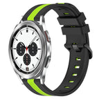 For Samsung  Galaxy Watch4 Classic 42mm / Black+Lime Green