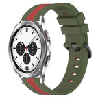 For Samsung  Galaxy Watch4 Classic 42mm / Army Green+Red