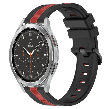 20mm Two-Tone Silicone Watch Band For Galaxy Watch4