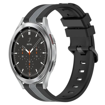 20mm Two-Tone Silicone Watch Band For Galaxy Watch4