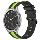 For Samsung  Galaxy Watch4 Classic 46mm / Black+Lime Green