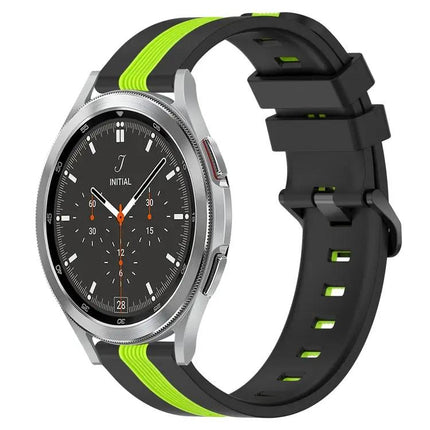 20mm Two-Tone Silicone Watch Band For Galaxy Watch4