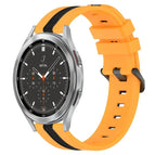 For Samsung  Galaxy Watch4 Classic 46mm / Yellow+Black