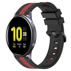 For Samsung Galaxy Watch Active2 40mm / Black+Red