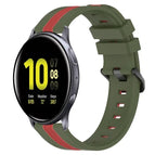 For Samsung Galaxy Watch Active2 40mm / Army Green+Red