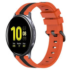 For Samsung Galaxy Watch Active2 44mm / Orange+Black