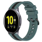For Samsung Galaxy Watch Active2 44mm / Green+Black
