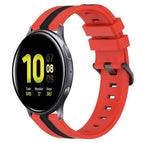 For Samsung Galaxy Watch Active2 44mm / Red+Black