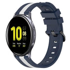 For Samsung Galaxy Watch Active2 44mm / Blue+White