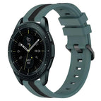 For Samsung Galaxy Watch 42mm / Green+Black