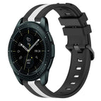 For Samsung Galaxy Watch 42mm / Black+White