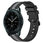 For Samsung Galaxy Watch 42mm / Black+Grey