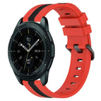 For Samsung Galaxy Watch 42mm / Red+Black