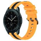 For Samsung Galaxy Watch 42mm / Yellow+Black