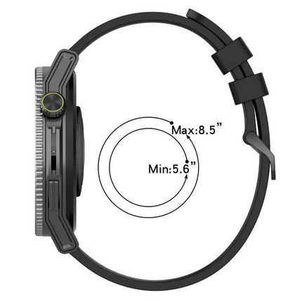 20mm Two-Tone Silicone Band For Samsung Galaxy 42/44mm