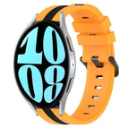For Samsung Galaxy Watch 6 44mm / Yellow+Black