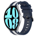 For Samsung Galaxy Watch 6 44mm / Blue+White