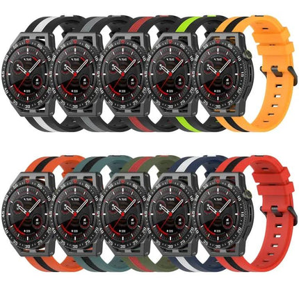 20mm Two-Tone Silicone Watch Band for Samsung Galaxy Watch 6