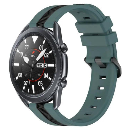 22mm Two Tone Silicone Watch Band for Samsung Galaxy Watch