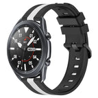 For Samsung Galaxy Watch3 45mm / Black+White
