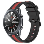 For Samsung Galaxy Watch3 45mm / Black+Red