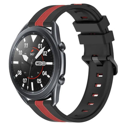 22mm Two Tone Silicone Watch Band for Samsung Galaxy Watch