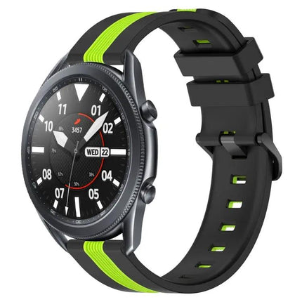 22mm Two Tone Silicone Watch Band for Samsung Galaxy Watch