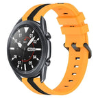 For Samsung Galaxy Watch3 45mm / Yellow+Black