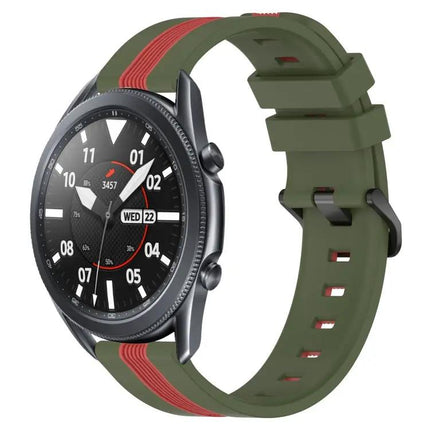 22mm Two Tone Silicone Watch Band for Samsung Galaxy Watch