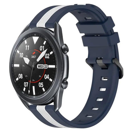 22mm Two Tone Silicone Watch Band for Samsung Galaxy Watch