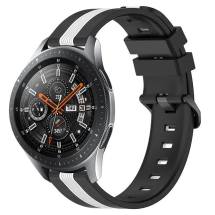 22mm Two Tone Silicone Watch Band for Samsung Galaxy Watch