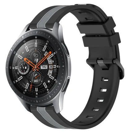 22mm Two Tone Silicone Watch Band for Samsung Galaxy Watch