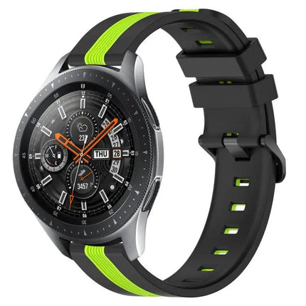 22mm Two Tone Silicone Watch Band for Samsung Galaxy Watch