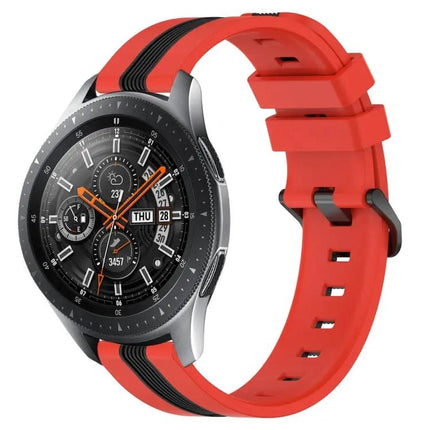 22mm Two Tone Silicone Watch Band for Samsung Galaxy Watch