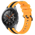 For Samsung Galaxy Watch 46mm / Yellow+Black