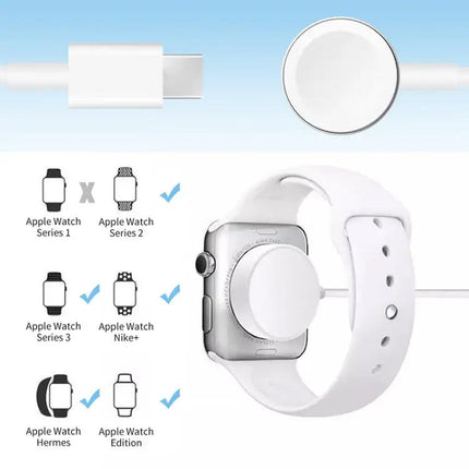 1M USB-C Magnetic Watch Charging Cable for Apple Watch