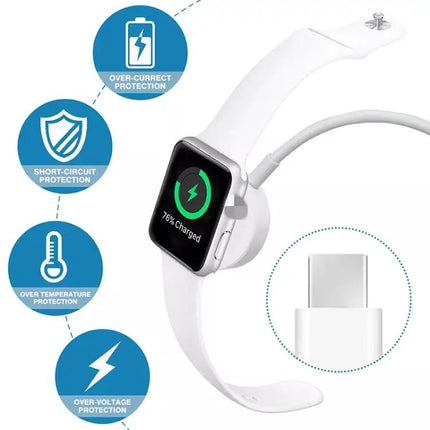 1M USB-C Magnetic Watch Charging Cable for Apple Watch