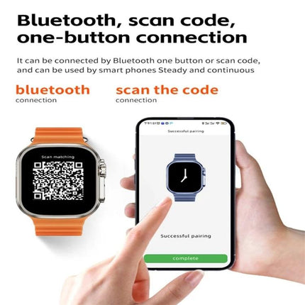 Keep track of your health with this everyday smart watch - smartwatch pairing via Bluetooth or scan code for easy health tracking