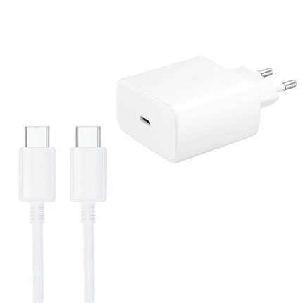 Charger for Everyday Phone Needs at Home or On the Go — compact 45W USB-C PD PPS wall charger with USB-C cable for phone, tablet, laptop