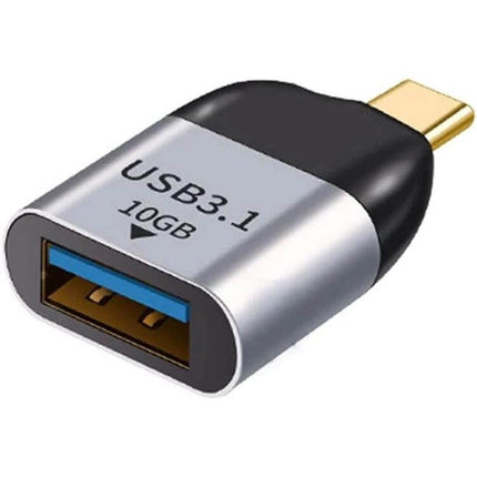 USB Type C to Type A Adapter for Data Transfer on Laptops and Phones - USB 3.1 compact OTG adapter for phones, tablets, laptops