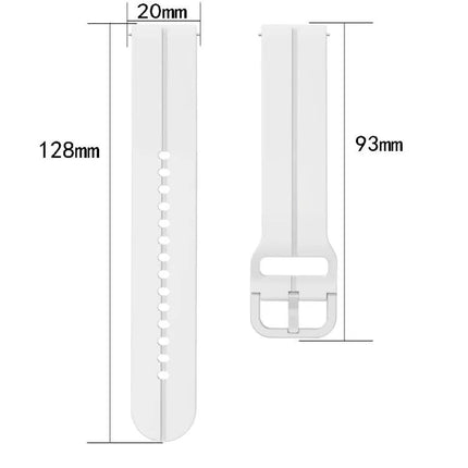 20mm Silicone Watch Band For Samsung Watch Active2 40/44mm