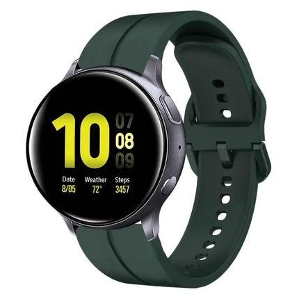 20mm Silicone Watch Band For Samsung Watch Active2 40/44mm