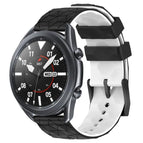 For Samsung Galaxy Watch3 45mm / Black+White